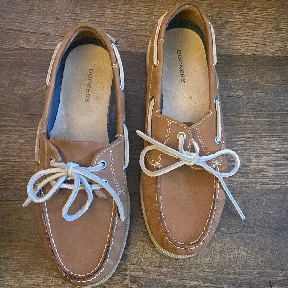 Dockers Tan Leather Upper Shoes